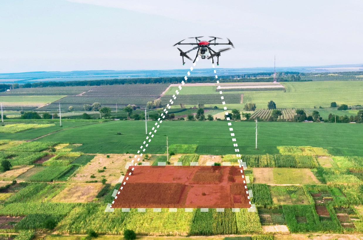 field mapping by eqviv agriculture drone