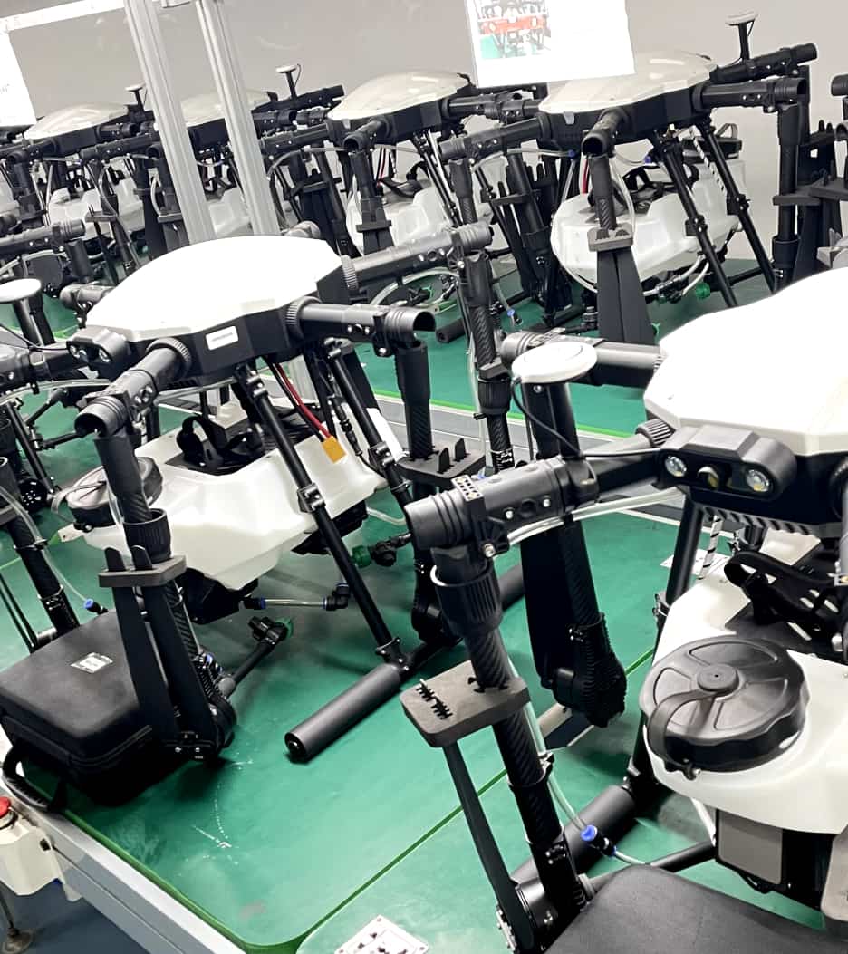 multicopter drones in manufacturing