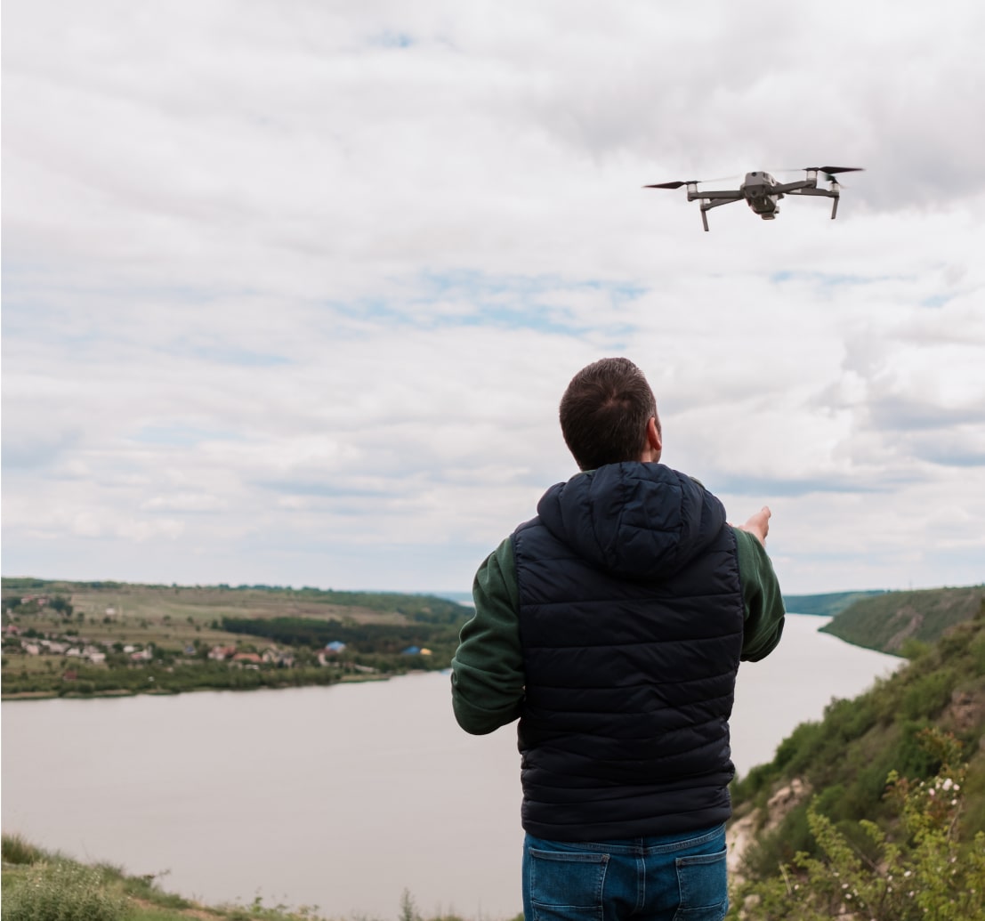 air quality monitor by eqviv drone