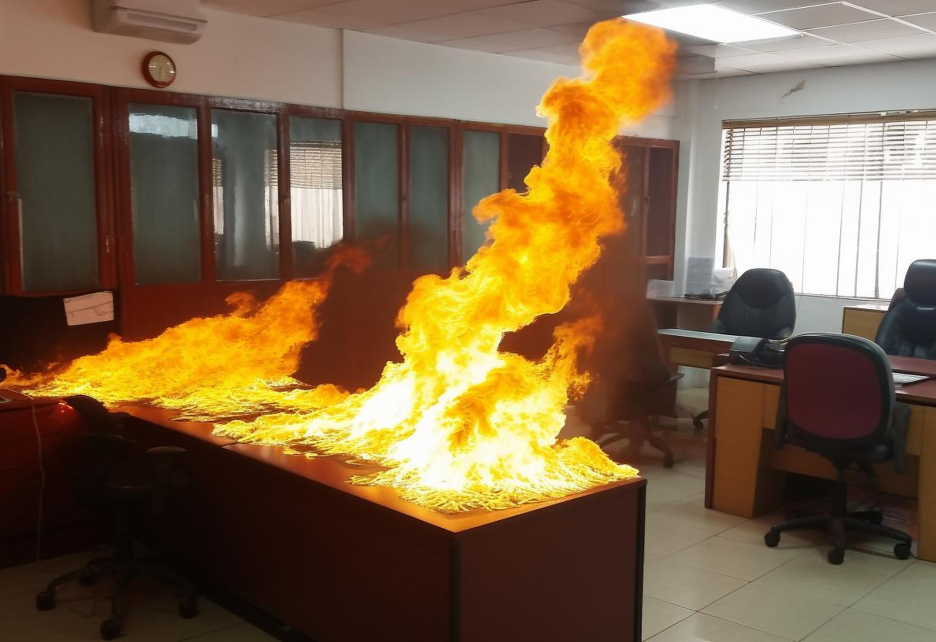 Electrical devices or fire