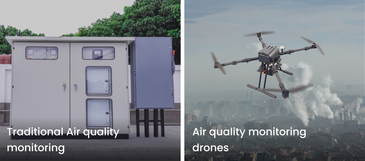 Rise of Air Quality Drones: Revolutionizing Pollution Control Efforts 7 Comparison between traditional air quality and drone air quality monitoring